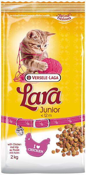 

Сухой корм для котят Lara Junior c курицей 2 кг