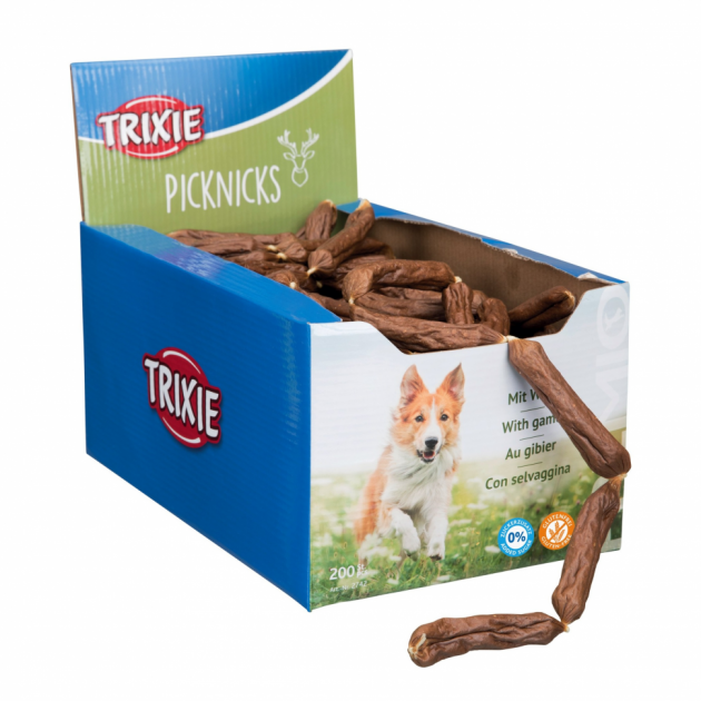 

Лакомство для собак Trixie сосиски дичь 200 шт