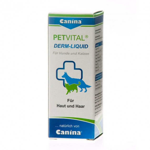 

Витаминизированное масло Canina Derm-Liguid для проблемной кожи и шерсти 25 мл.