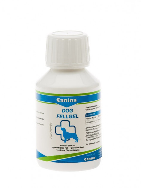 

Биотин + цинк для мелких привередливых собак Canina Dog Fell Gel 100 мл
