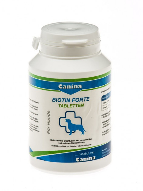 

Интенсивный курс для шерсти Canina Biotin forte 100 г 30 таблеток