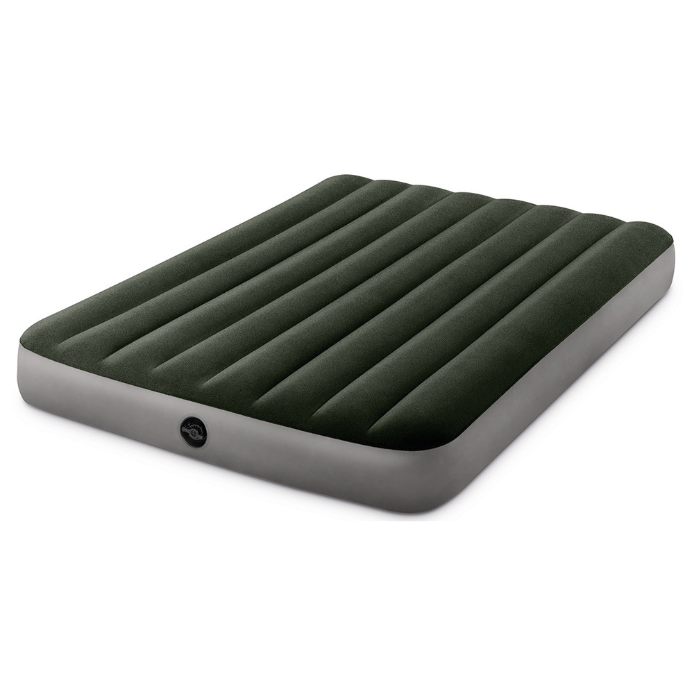 

Полуторный надувной матрас Intex 64778 Pillow Rest Classic с внешним электрическим насосом на батарейках 137 x 191 x 25 см Зеленый (64778 )