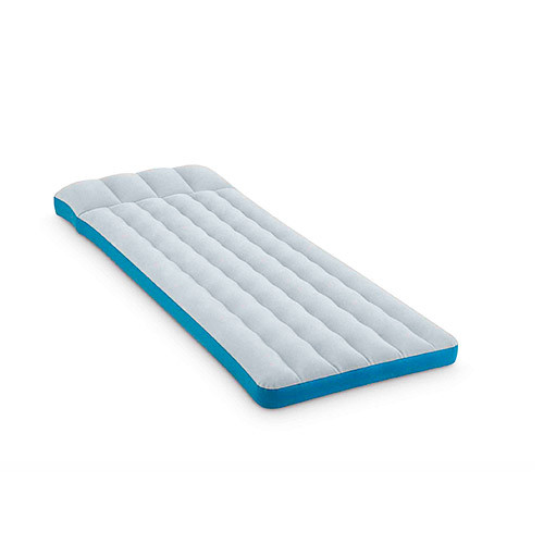 

Надувной матрас Intex 67998 Camping Mats с подголовником одноместный (72х189х20) серый (67998)