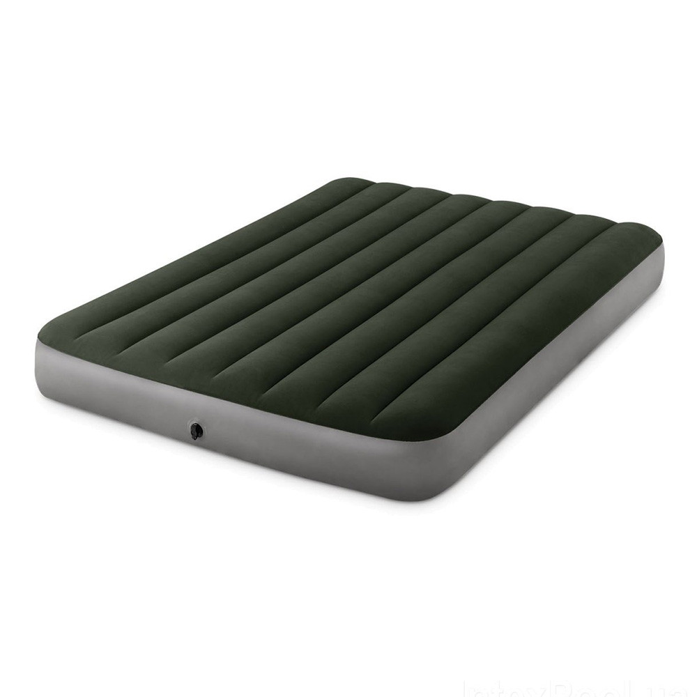 

Двухместный надувной матрас Intex 64779 Pillow Rest Classic Twin с электрическим насосом 152 x 203 x 25 см Зеленый (RT-64779)