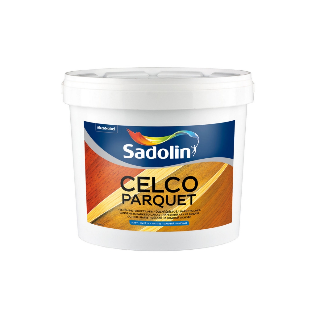 

Водный паркетный лак Sadolin Celco Floor Aqua (Celco Parquet) Глянцевый