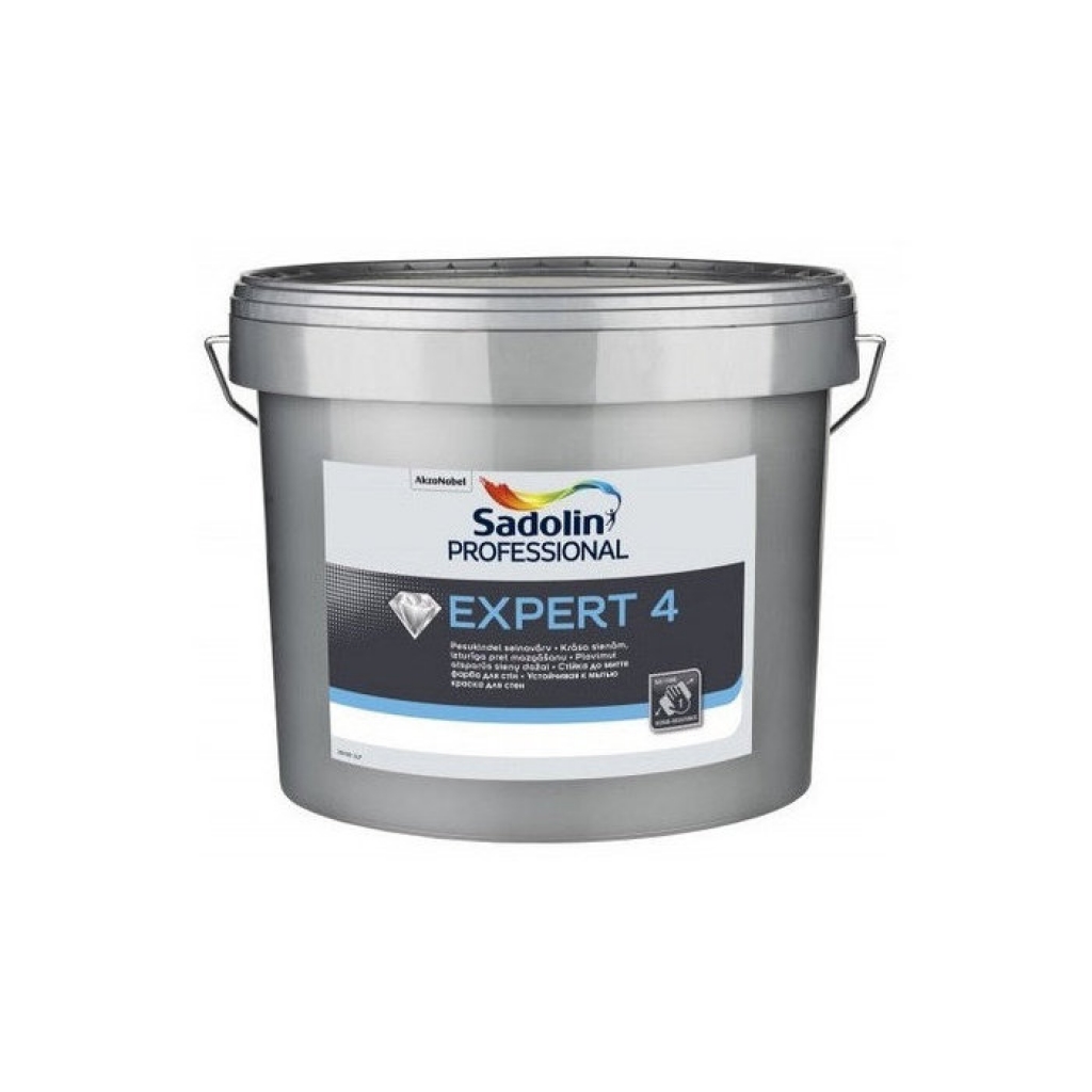 

Краска интерьерная Sadolin EXPERT 4 белый BW, база BC, BM База (BC) 9 литров