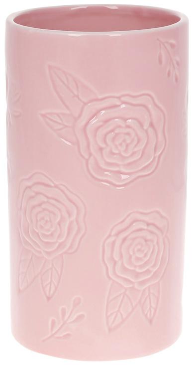 

Керамическая ваза Pink rose 12.1х12х21.9 см Bona DP78905