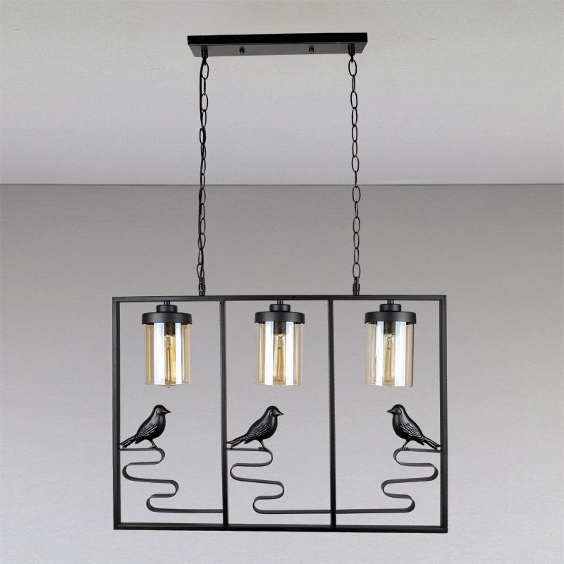 

Люстра Light House LS-13240-3 BK черная