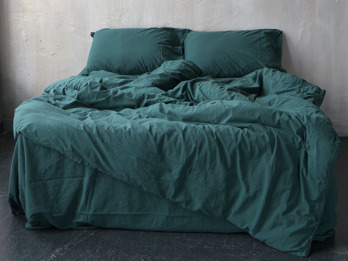 

Комплект постельного белья Limasso Dark Green Standart 200х220