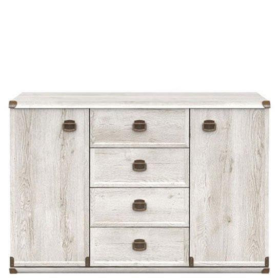 

Комод с ящиками BRW (Black Red White) Индиана JKOM 2d4s 130 Сосна каньон