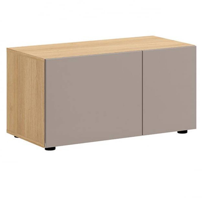 

Тумба ТВ Moko Black Red White 80х42x42 (S258-RTV2D/4/8_I) 033495