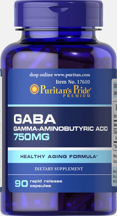 

Специальный продукт Puritan's Pride GABA (Gamma Aminobutyric Acid) 750 mg 90 капсул (4384301442)