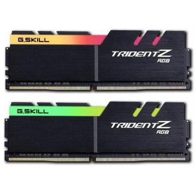 

Модуль памяти для компьютера DDR4 16GB (2x8GB) 3600 MHz TridentZ RGB Black G.Skill (F4-3600C19D-16GTZRB)