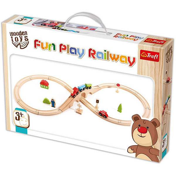 

Интерактивная игрушка Trefl Железная дорога (60921)