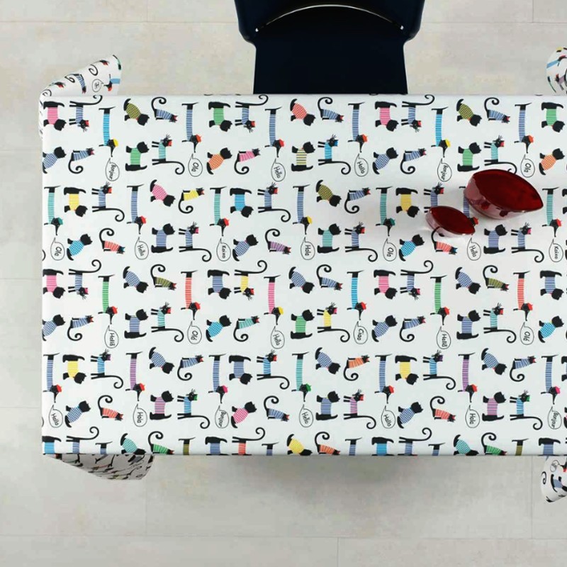 

Скатерть Time Textile с акриловой пропиткой Animals Разноцветный TT151008 140x220