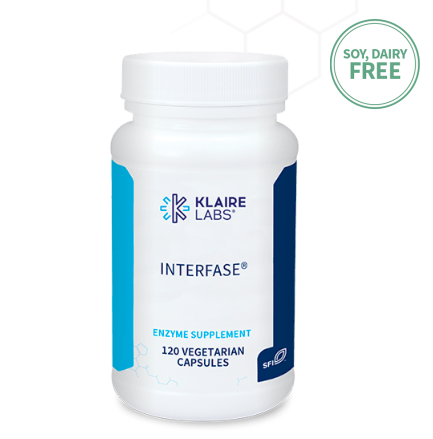 

Комбинация ферментов Klaire Labs Interfase Интерфаза 120 капсул