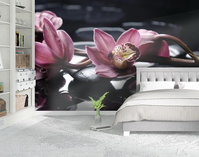 

Фотообои бумажные гладь, Цветы, 200x310см. (fo01inB_fl102909)