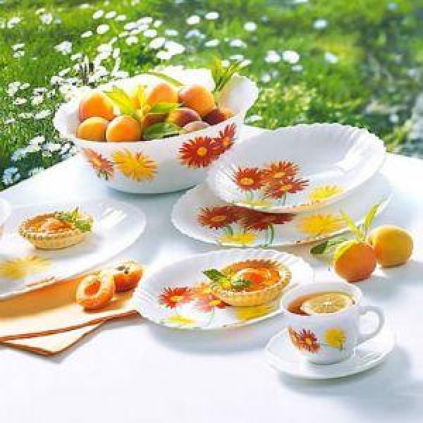 

Сервиз столовый из стеклокерамики 25 предметов Marguerite Luminarc