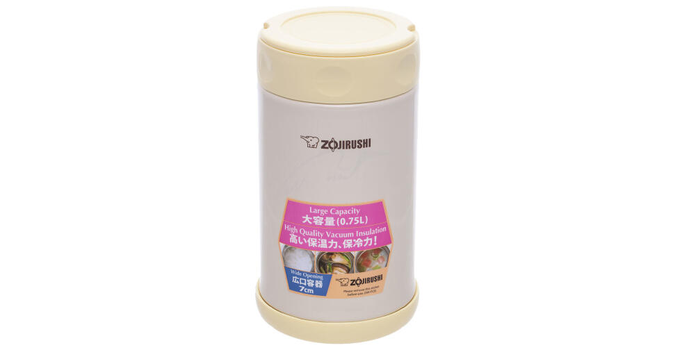 

Пищевой термоконтейнер ZOJIRUSHI SW-FCE75YP 0.75 л бежевый (1678.03.55)