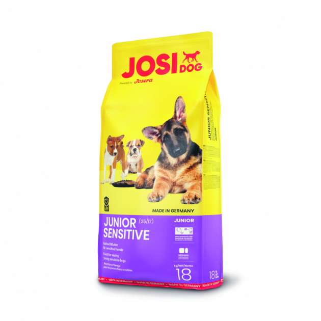 

Сухой корм Josera JosiDog Junior Sensitive для щенков с чувствительным пищеварением 18 кг