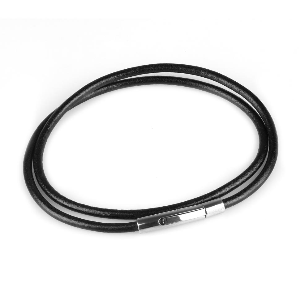 

Кожаный шнурок премиум Everiot LC-5002 с застежкой из стали (3 мм, 70 см)