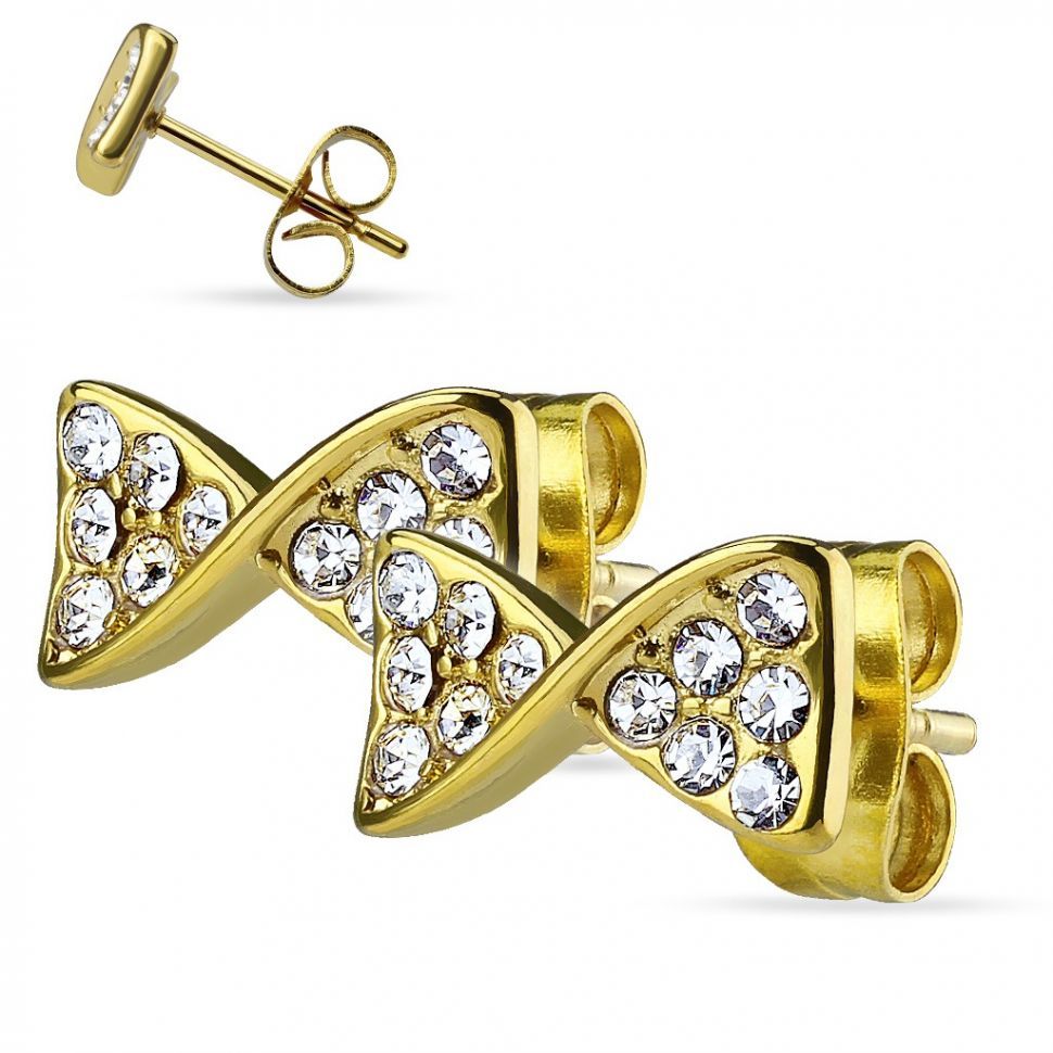 

Серьги-гвоздики Spikes SE3031-GD со стали