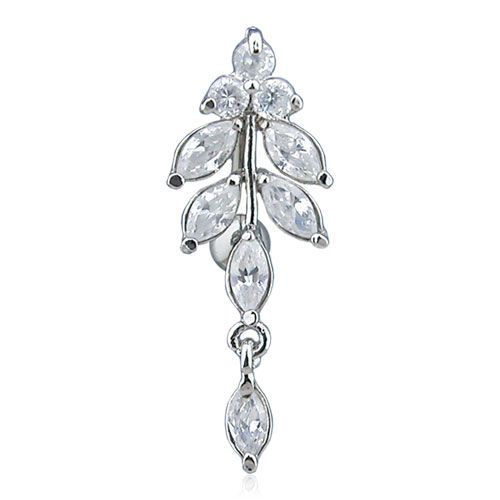 

Пирсинг пупка PiercedFish NTRT3625 из титана с фианитами (Прозрачный)