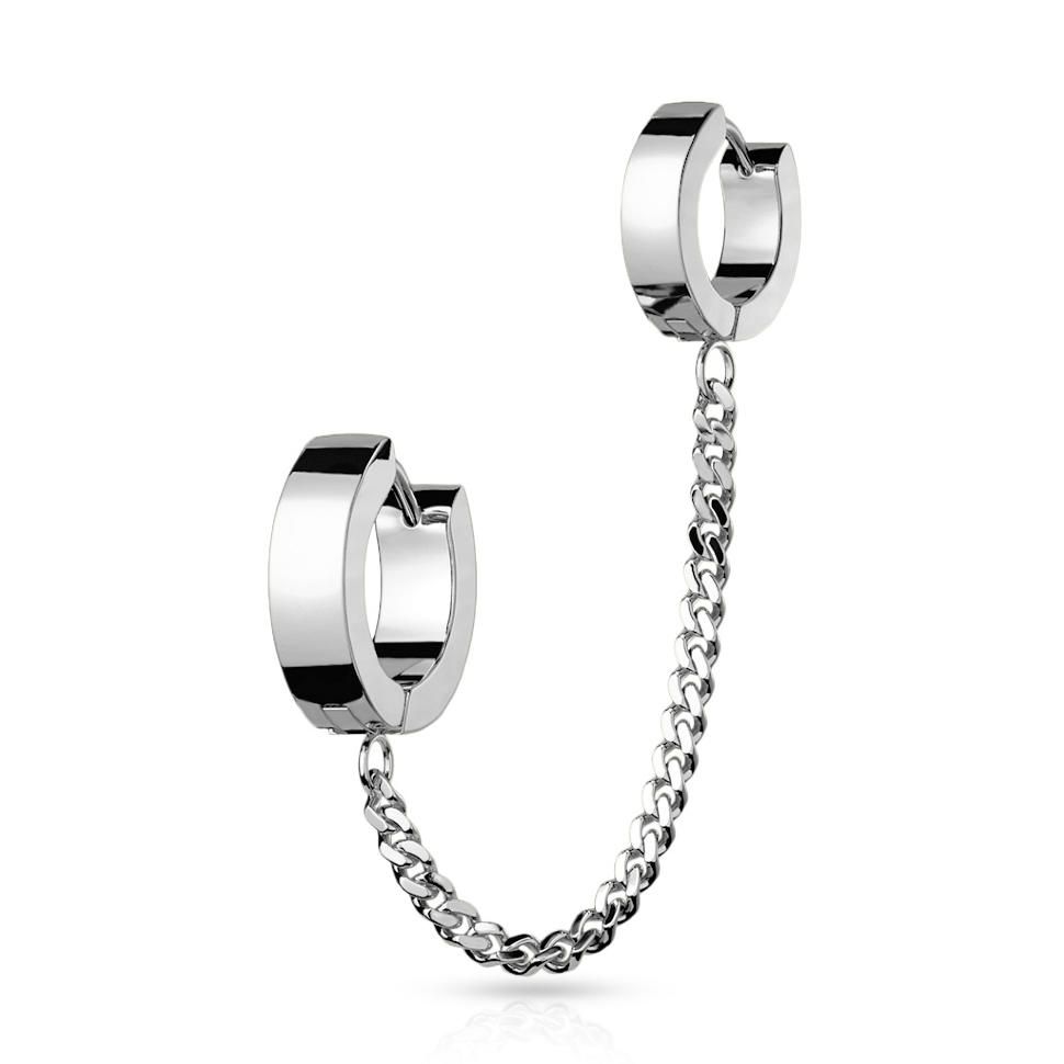 

Кафф с цепочкой Spikes JC-022 из стали (Металл)