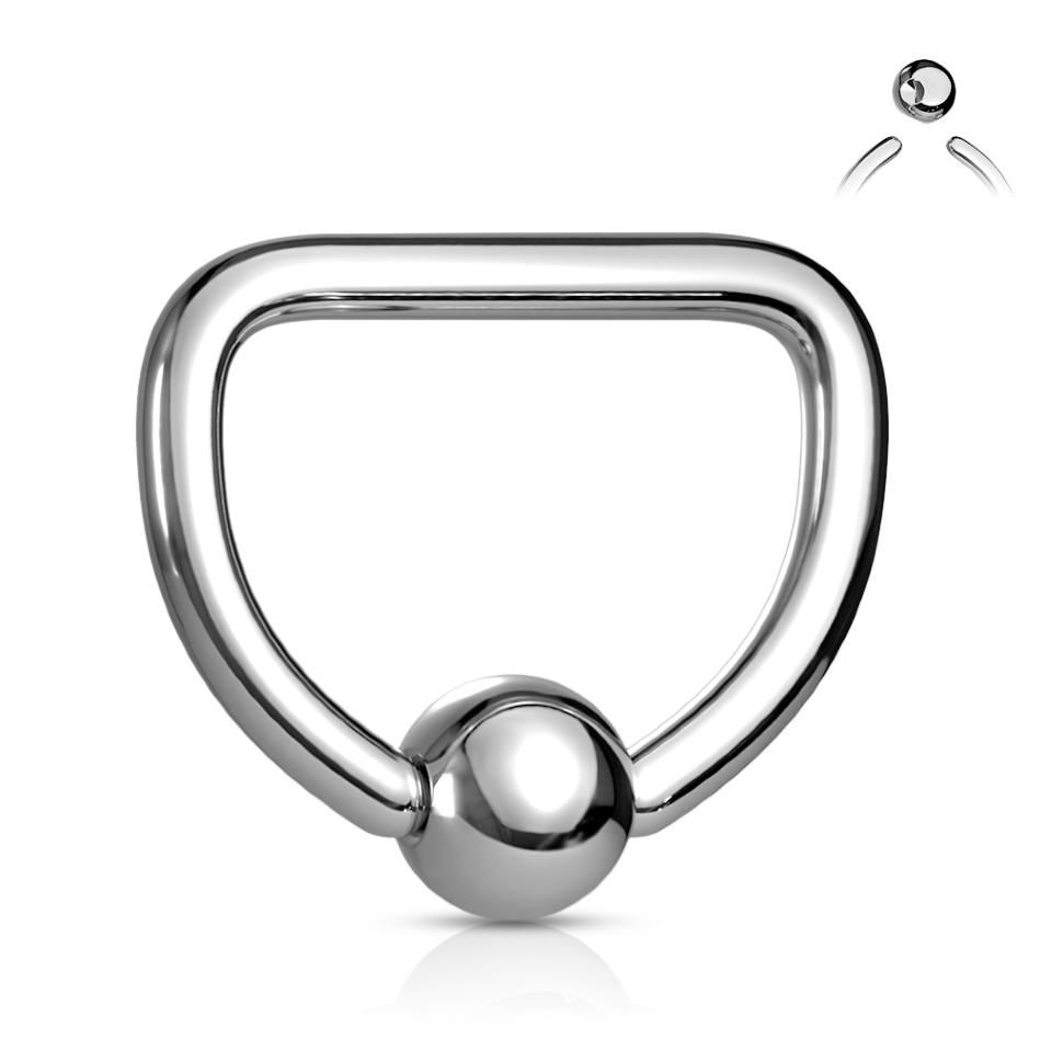 

Серьга из стали PiercedFish RSD для пирсинга септума и хеликса (Длина штанги 8 мм, толщина штанги 1 мм, размер шарика 3 мм)