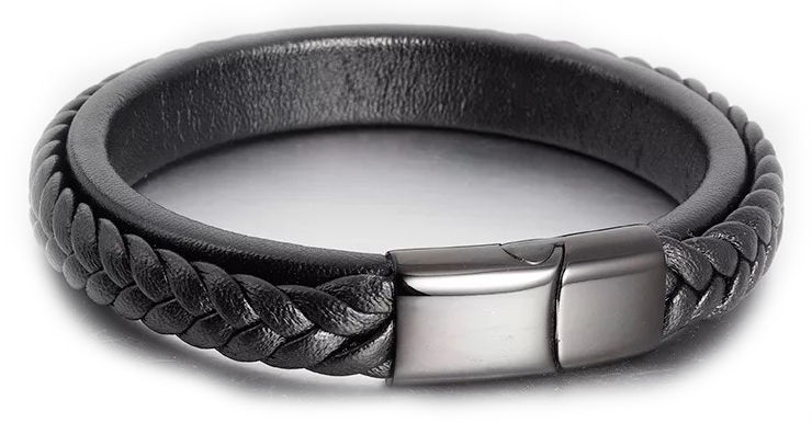 

Браслет Мужской Кожаный Kaylo Fabian Silver 21 см (vs-528-21)