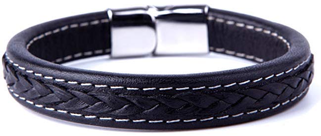 

Браслет Мужской Casual Leather Silver из натуральной кожи, 20 см