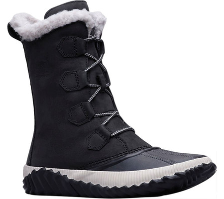 

Женские ботинки Sorel Out N About Plus Tall Boot Black Waterproof Leather 37