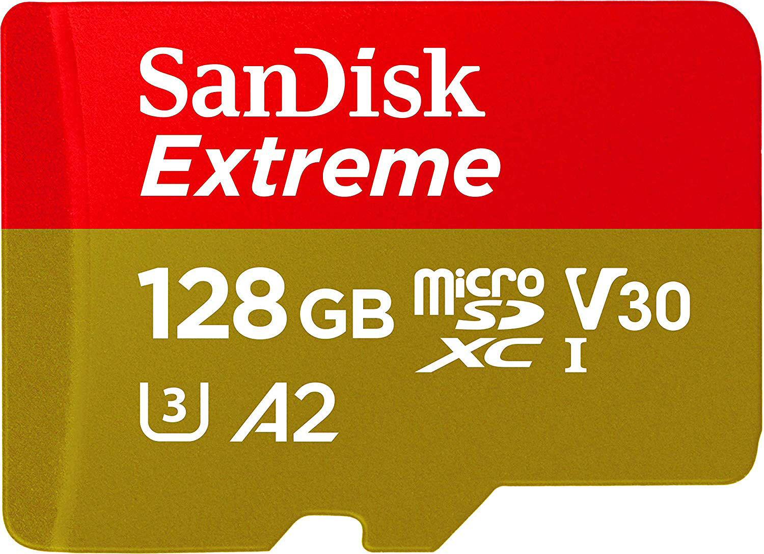Акція на SanDisk microSDXC Extreme V30 128GB C10 UHS-I U3 + SD адаптер (SDSQXA1-128G-GN6AA) від Rozetka UA