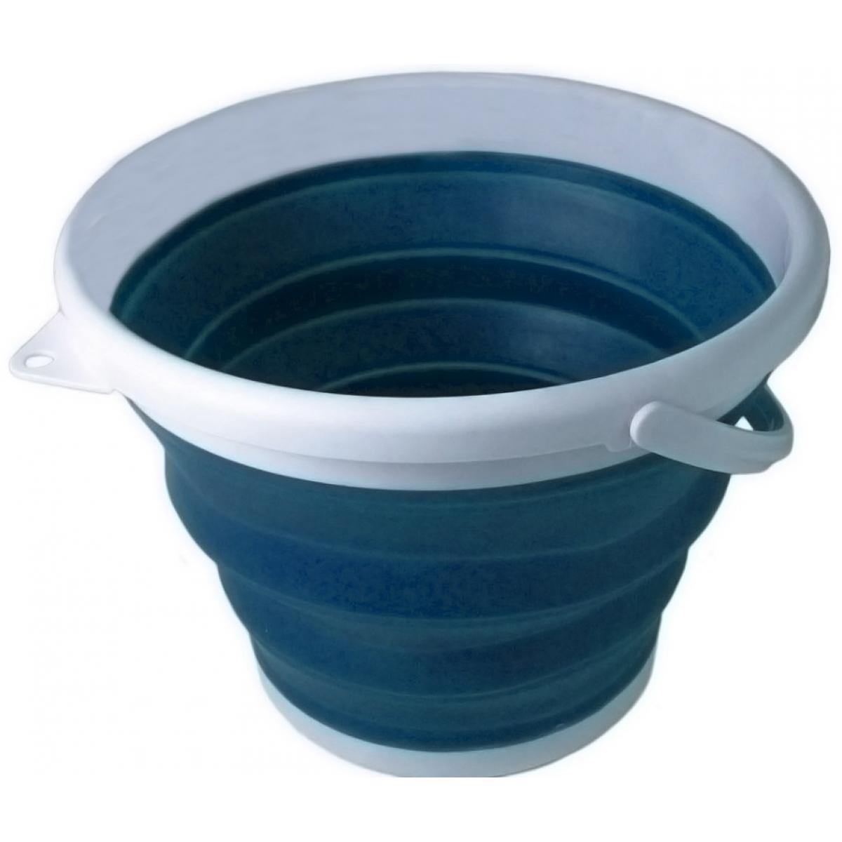 

Ведро туристическое складное Kronos Top Bucket 7106 9 л Синий (gr_011308)
