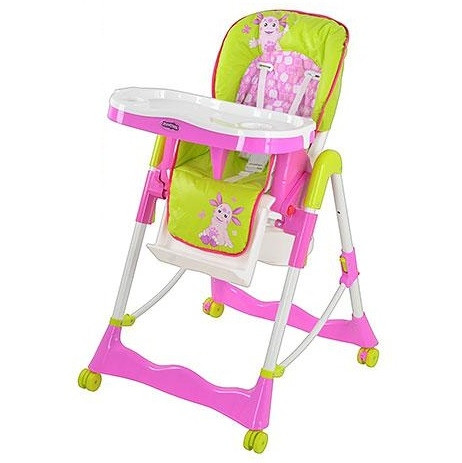 

Стульчик Kronos Toys LT 00010 U/R для кормления на колесах Салатово-розовый (ibint_LT 00010 U/R)
