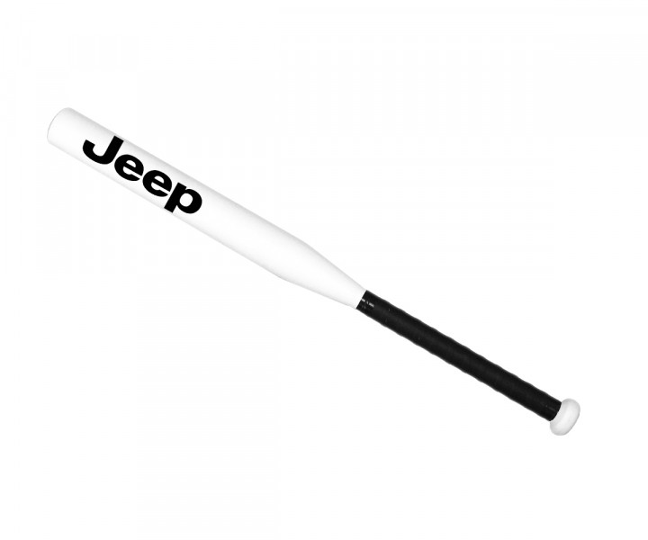 

Бита бейсбольная подарочная Avtotrend с логотипом Jeep Белая с черной рукояткой +Чехол (avb_00096)