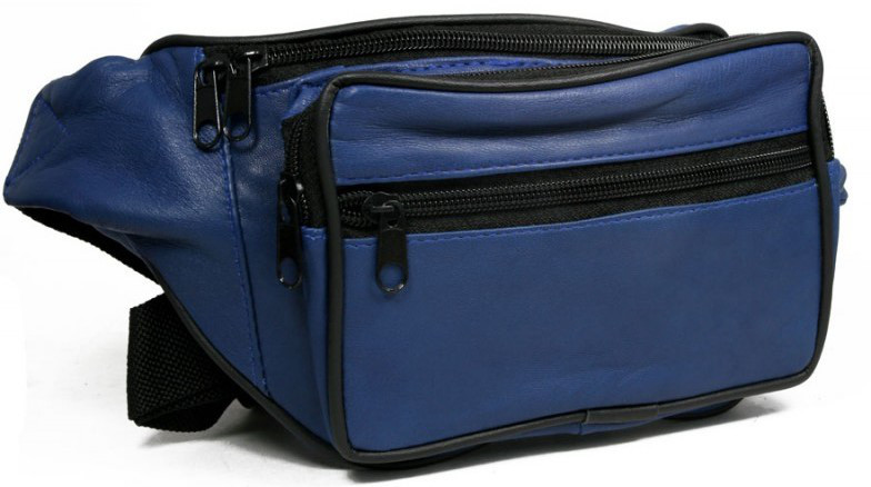 

Сумка на пояс из натуральной кожи Cavaldi blue, синий supersumka (TР012904-353 blue)