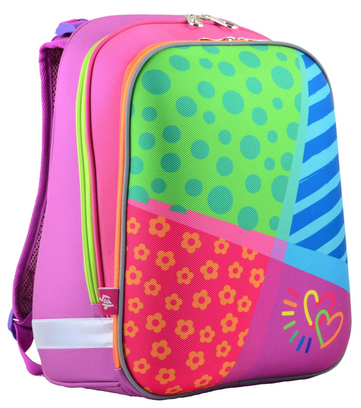 

Рюкзак школьный 1 Вересня каркасный отд. для ноутбука Bright colors 554581