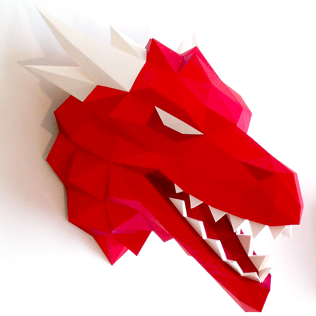 Как сделать бумажных драконов