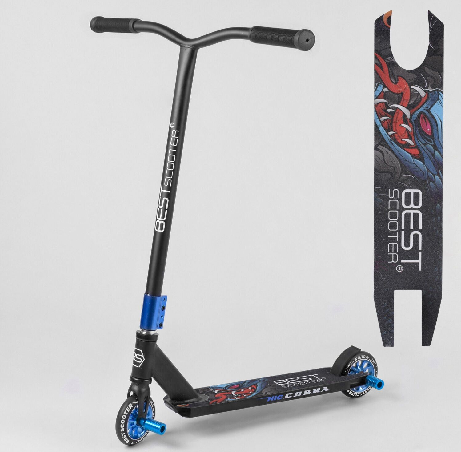 

Самокат трюковый Best Scooter с пегами HIC-система рама из сплава стали Cobra 32999