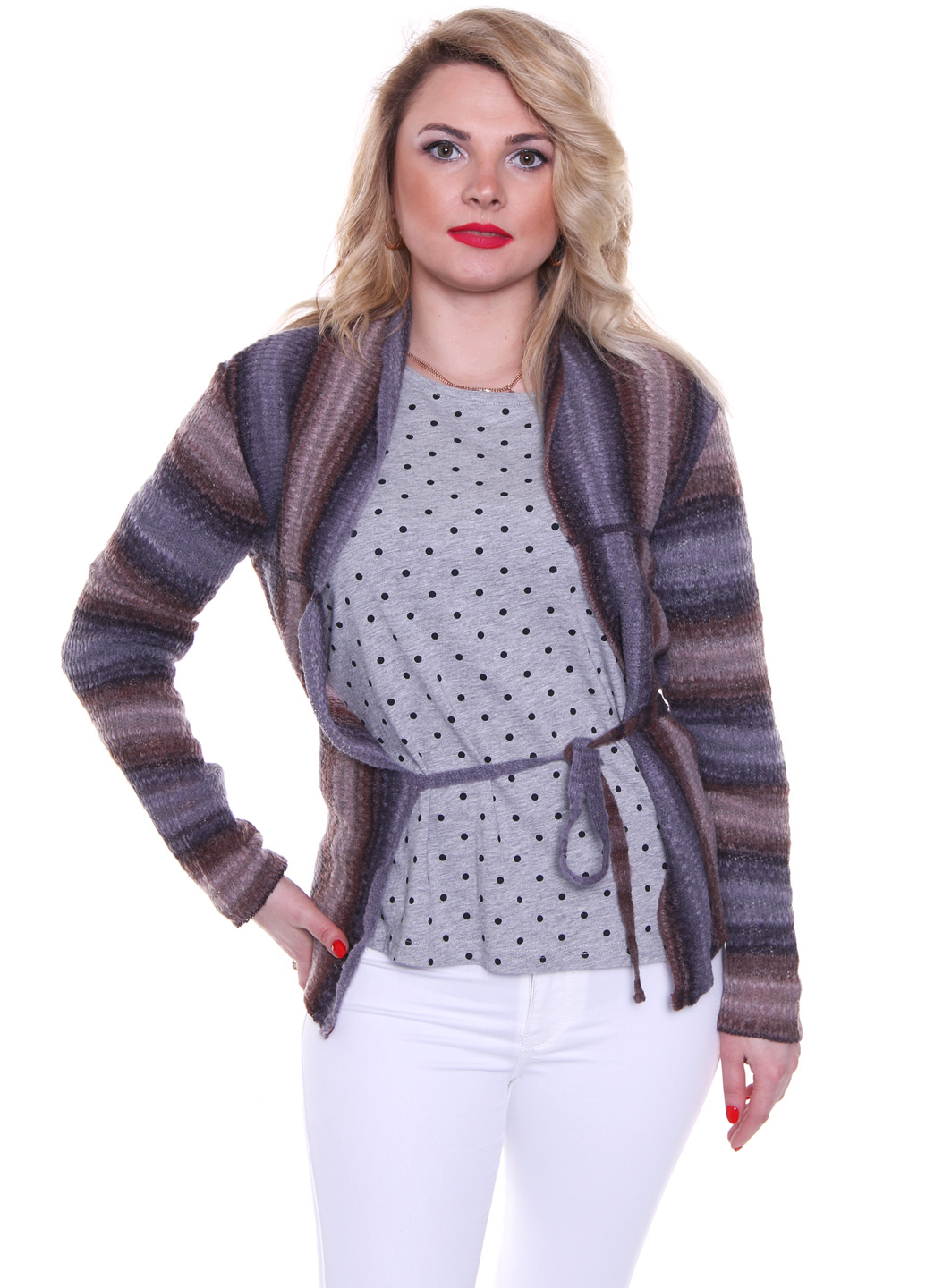 

Кофта Aventures Des Toiles Bm 923800 36 коричневий комб.