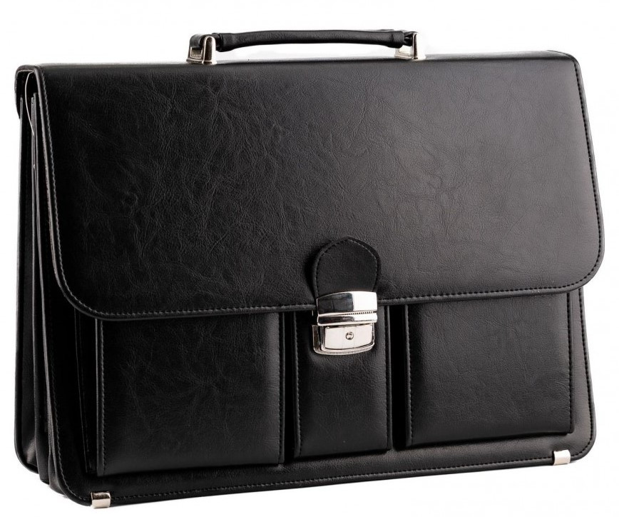 

Деловой портфель из эко кожи AMO Польша supersumka (TР012SST10 black)
