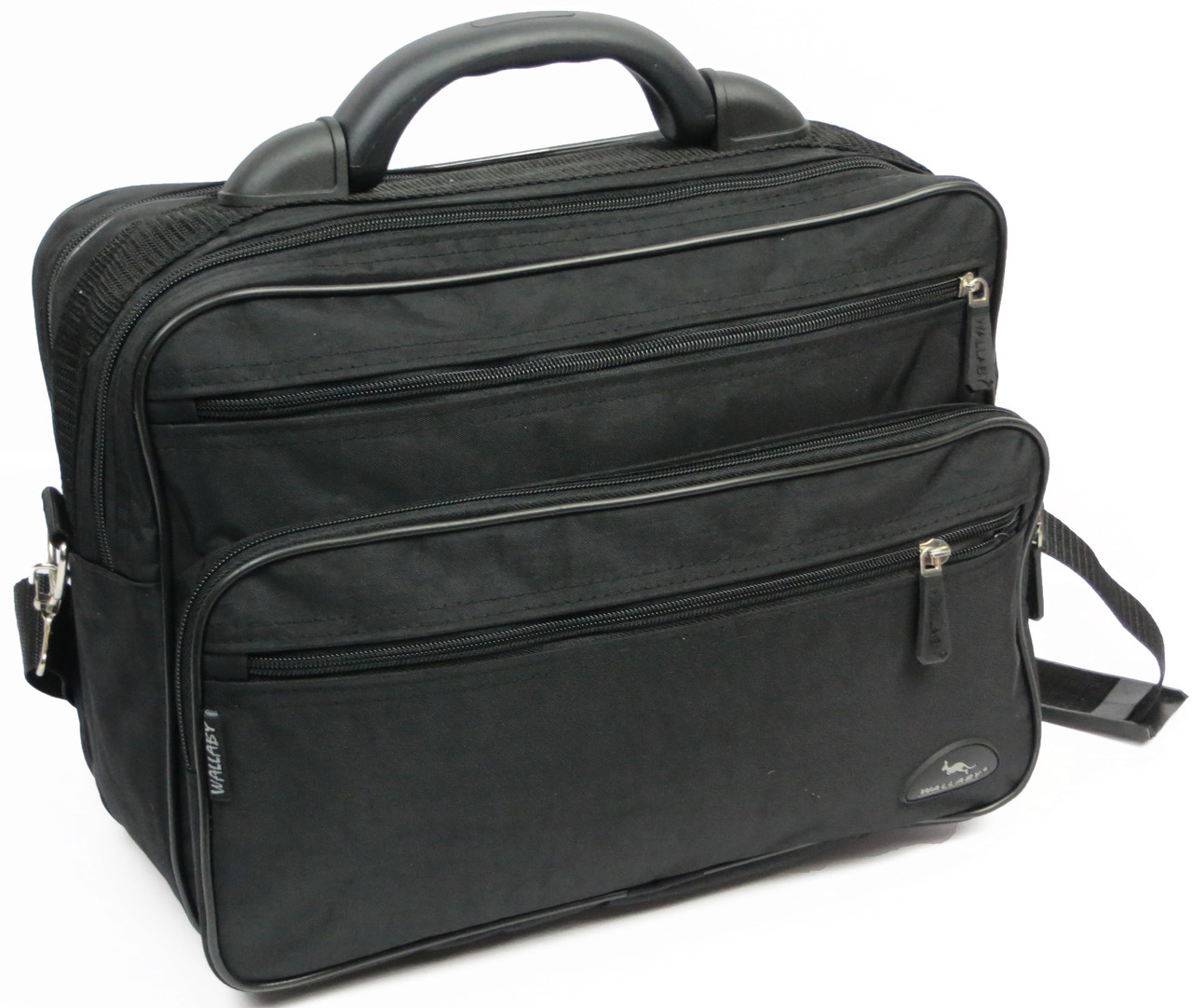 

Мужской тканевый портфель Wallaby черный supersumka (TР0122653 black)