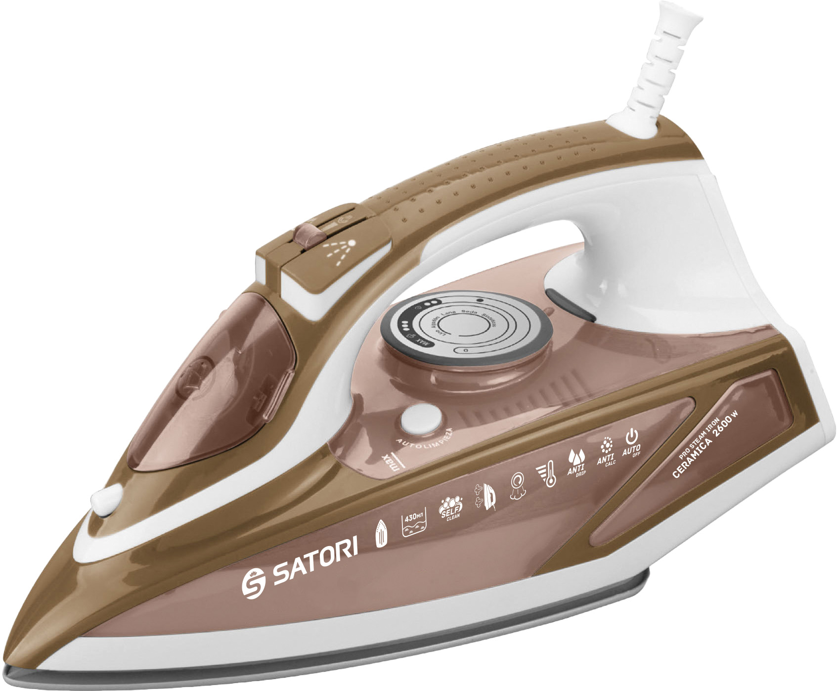 

Утюг SATORI SI-2630-BR