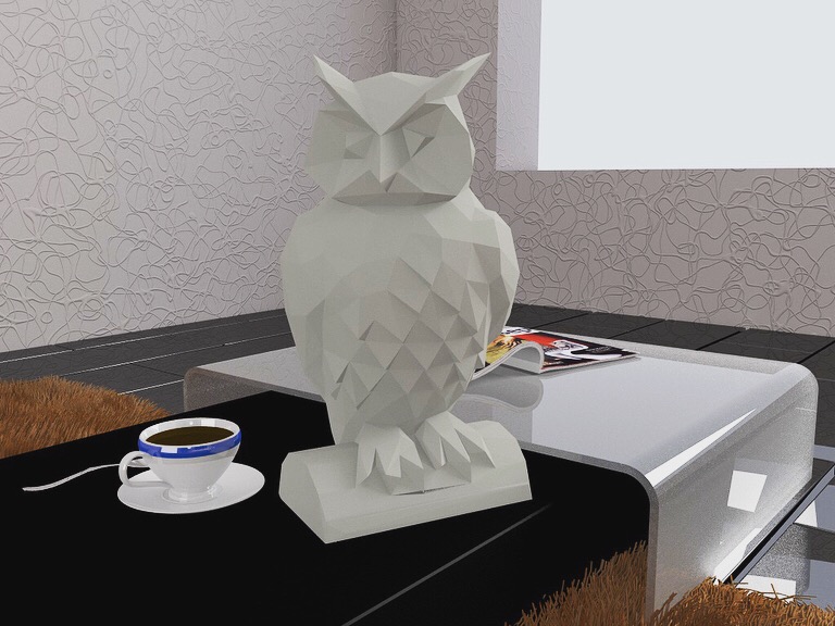 

Бумажная модель 3Decor Papercraft Сова (48)