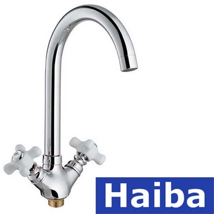 

Смеситель для кухни Haiba ODYSSEY на гайке (Chr-275)