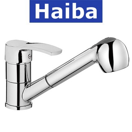 

Смеситель для кухни Haiba FOCUS елка с лейкой (Chr-014)
