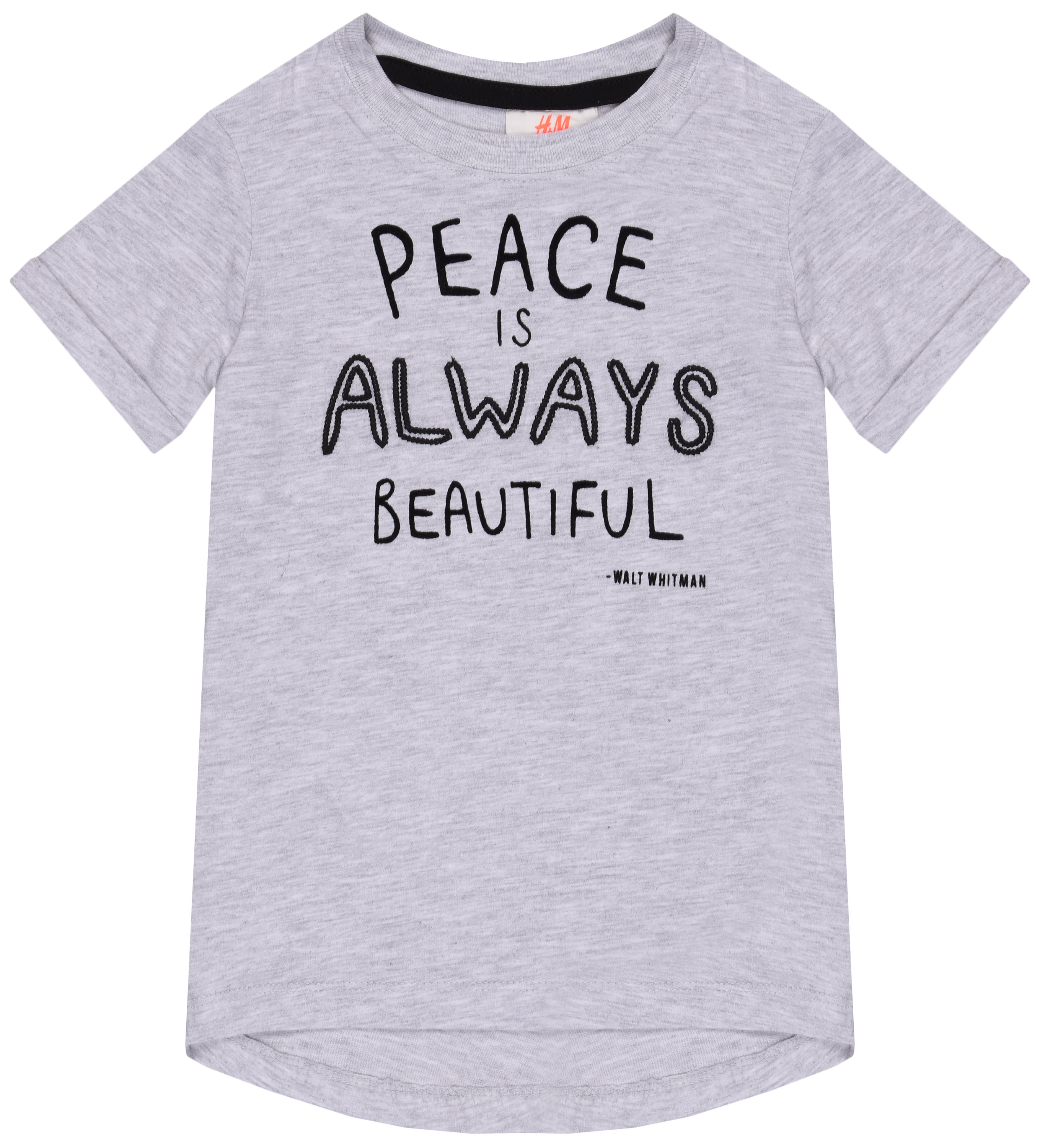 

Футболка H&M 122 128см серый 76324957653983