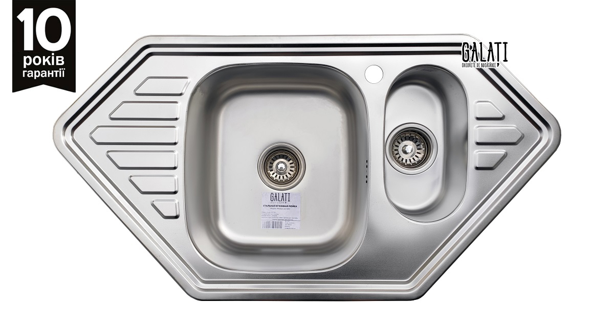 

Кухонная мойка Galati Meduza 1.5C Satin (9644)