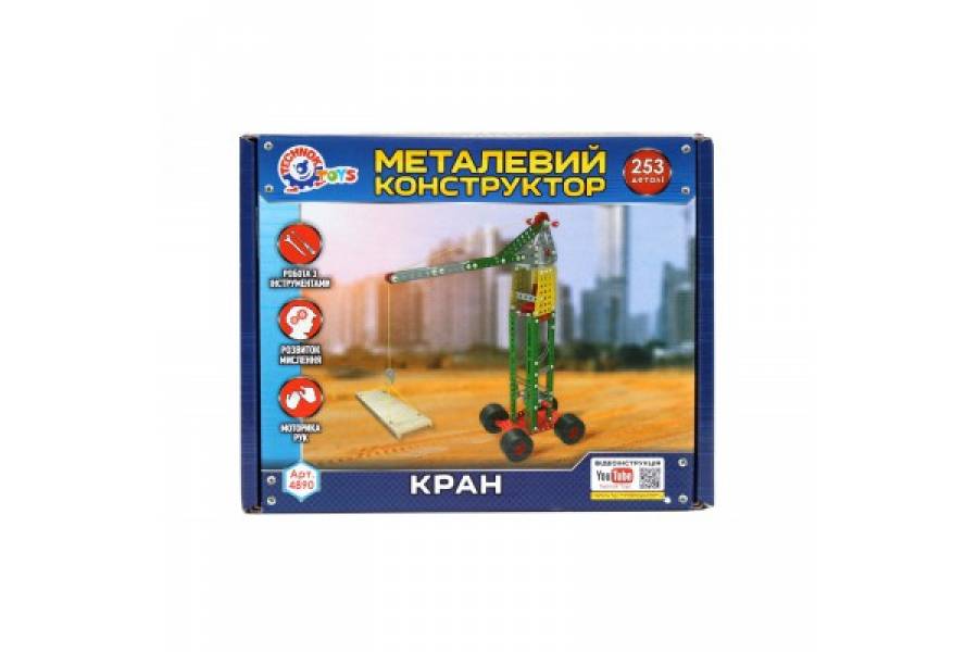 

Металлический конструктор "Кран" ТЕХНОК bublik (TP0144890)